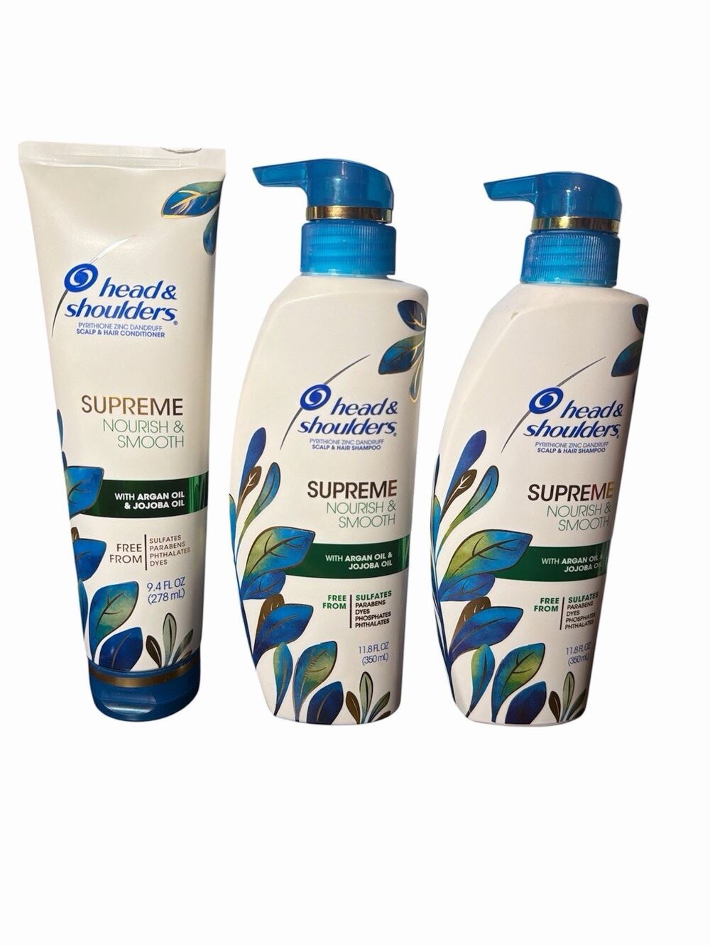 3 x Head & Shoulders Supreme Nourish & Smooth Shampoo Conditioner Discon Expired